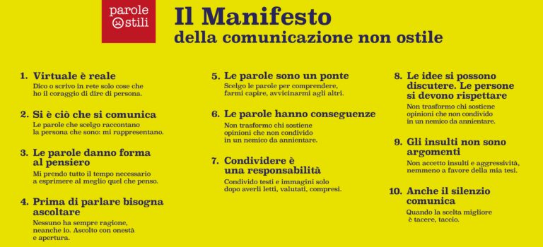 NORZ aderisce al Manifesto della comunicazione non ostile NORZ aderisce al Manifesto della comunicazione non ostile